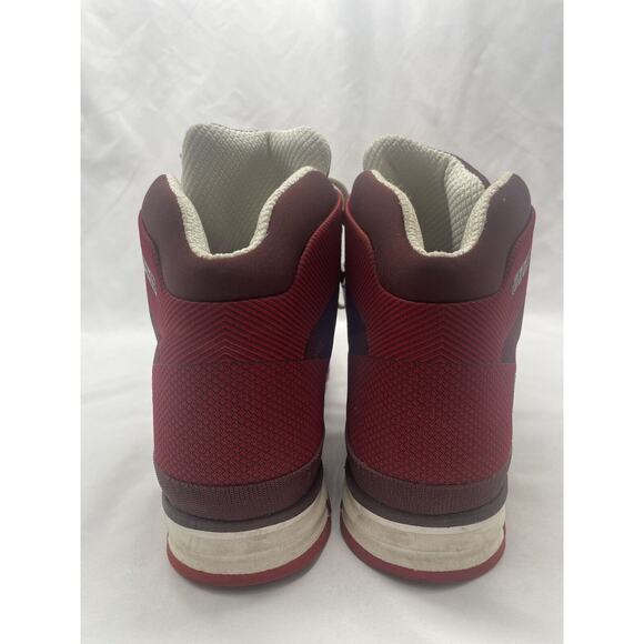 Timberland Euro Hiker Jacquard Medium Red Jacquard Mens Lace-Up Boots Size 13M - Picture 6 of 10